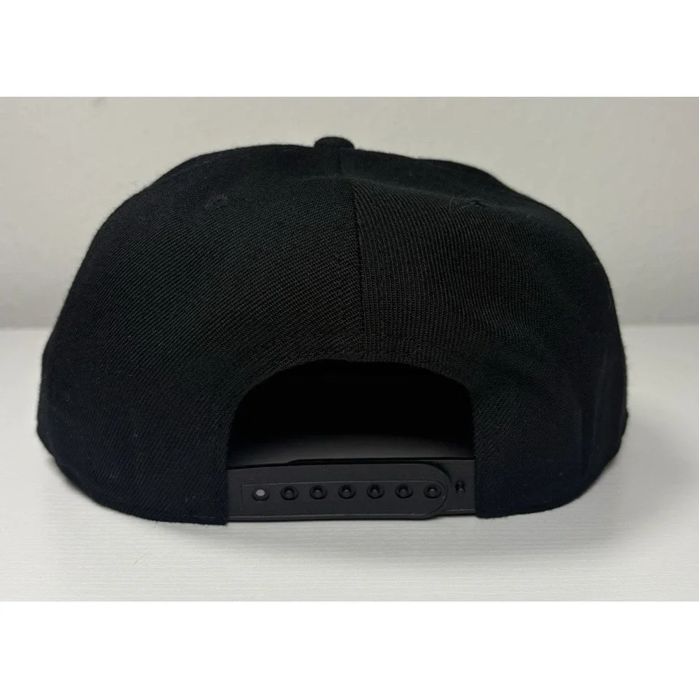 Branded Bills Texas Lone Star Snapback Hat Black Flat Bill Adjustable Streetwear